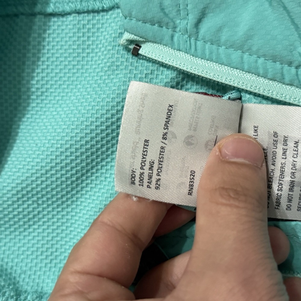Avalanche Weather Shield Running Shell Full Zip Hooded Jacket Teal Women's Small - Picture 6 of 12